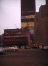 1969: Het World Trade Center in aanbouw.